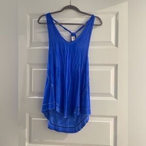 We The Free - Free People - Women’s Vibrant Blue Tank Top - Medium